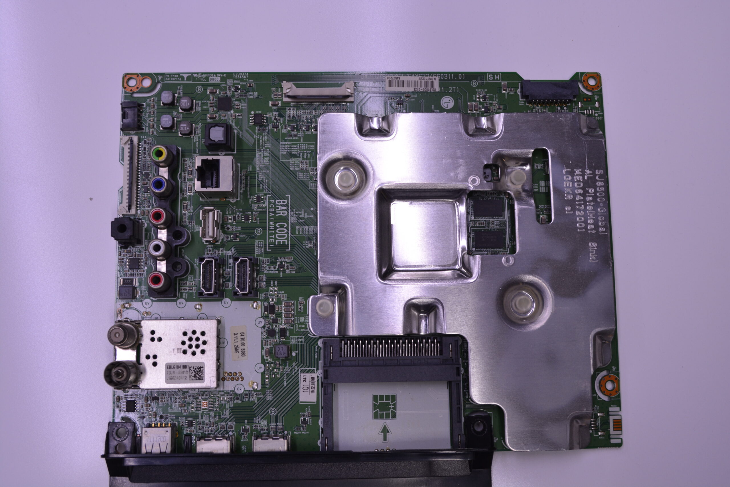 EAX67246603 (1.0), EBT64597203, EAX67246603, 77EBT000-00SN, LG 65UJ750V-ZB, Main Board, Ana Kart, LC650EGE (FK)(M1), LG Display